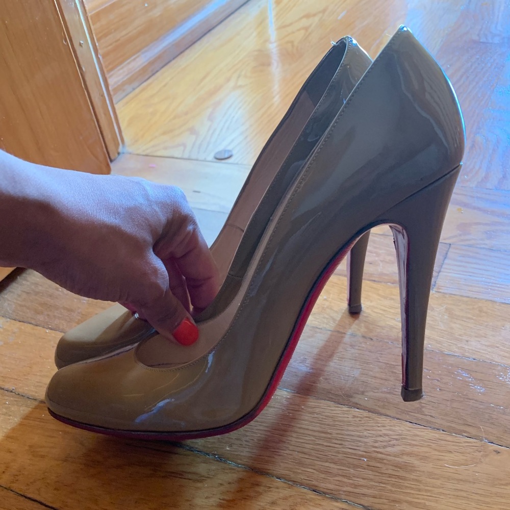 Christian Louboutin size 39 camel color